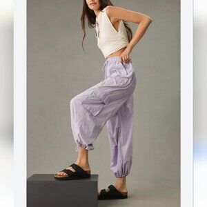 Daily Practice by Anthropologie Base Jump Parachute Trousers Size Med EUC